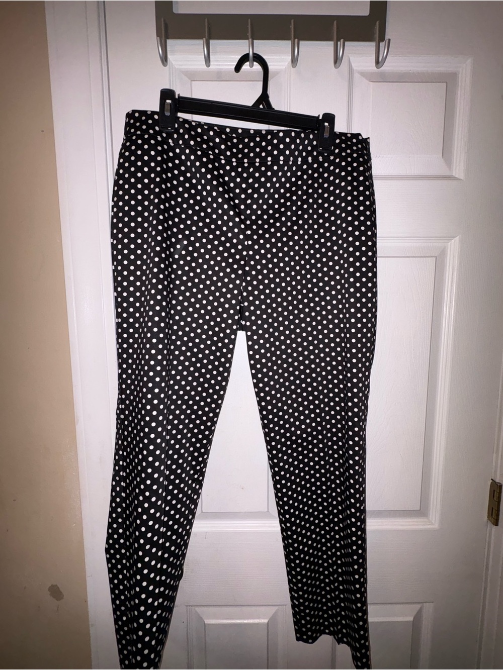 Talbots Black and White Polka Dot Skirt
